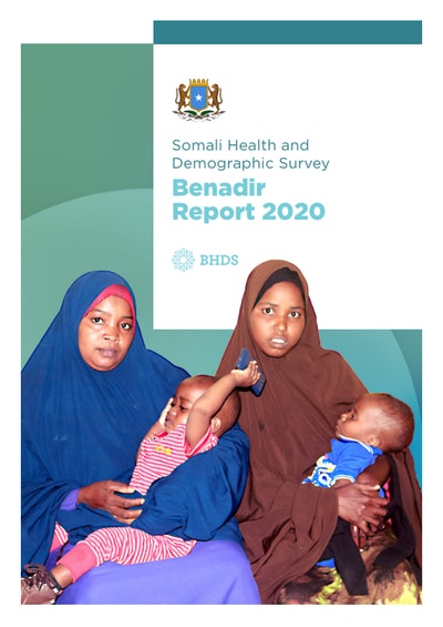 Benadir Regional Report 2020, Somali Health And Demographic Survey (SHDS)